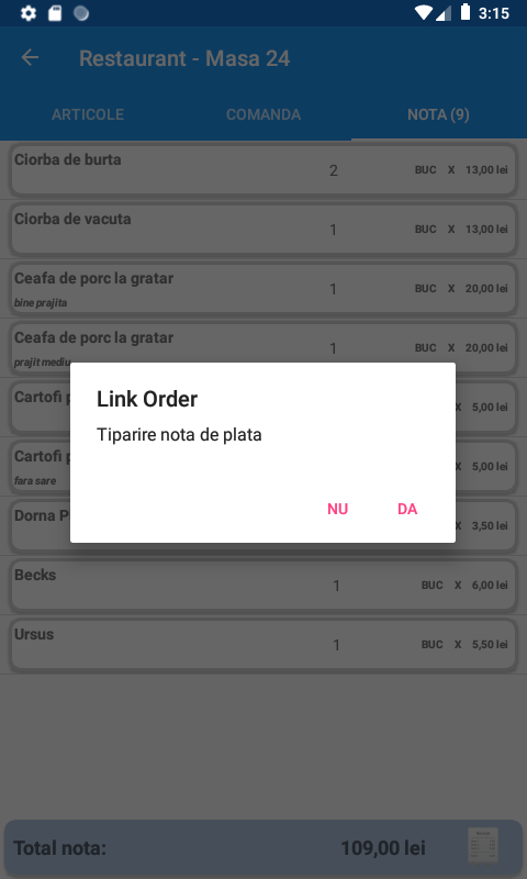 Link Order