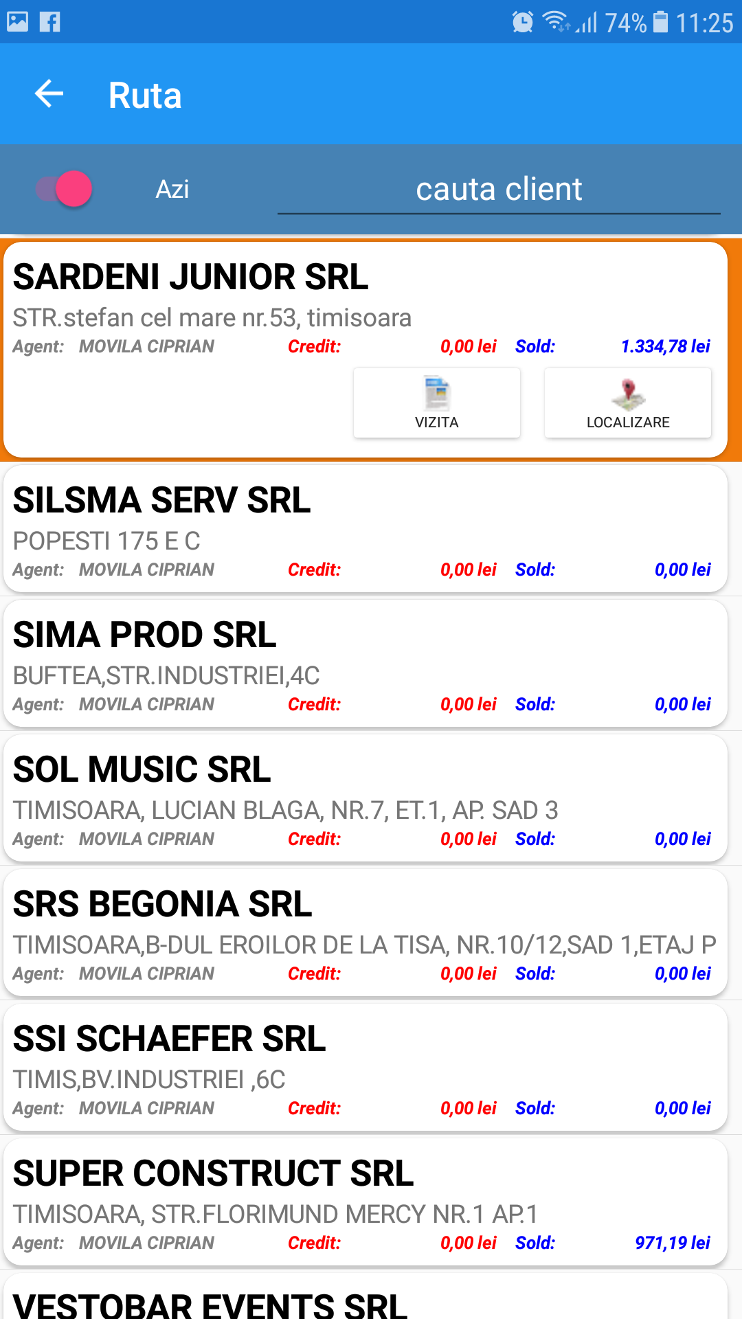 LINKsfa — rută